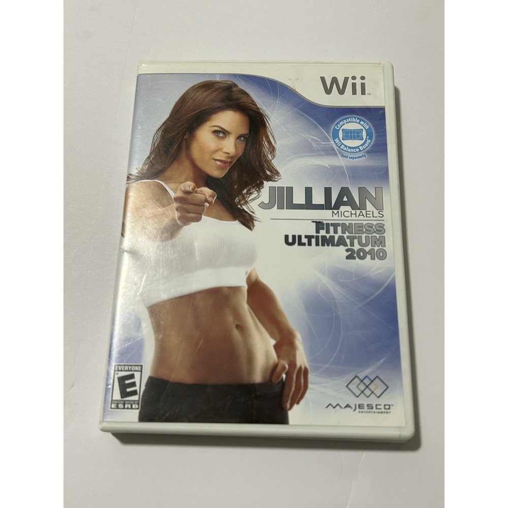 Jillian Michaels‎ Fitness Ultimatum 2010 Nintendo Wii Game W/Instruction Manual